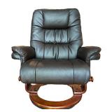 LLR - BenchMaster Nicholas Ii 7580wb Swivel Recliner & Storage Ottoman Set