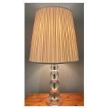 LBR2 - Stacked Glass Ball Table Lamp 30" Tall