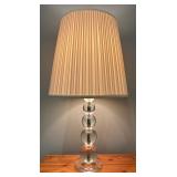 LBR2 - Stacked Glass Ball Table Lamp 30" Tall