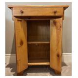 LBR2 - Vintage Pine Mill Farms Pine Bedside Table
