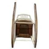 LBR2 - Vintage White Rocking Chair