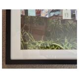 LBR2 - Framed Photographic Wall Art - Colorful Row of Mailboxes