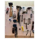 TR - Mixed Hand Tool Lot With Hammers, Wrenches, Pliers & Cutters