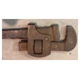 TR - Vintage Pipe & Adjustable Wrench Mixed Lot - 6 Pieces