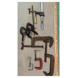 TR - Mixed Lot of Saws, Clamps & Measuring Tools