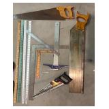 TR - Mixed Lot of Saws, Clamps & Measuring Tools