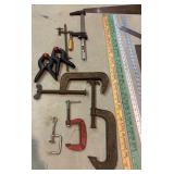 TR - Mixed Lot of Saws, Clamps & Measuring Tools
