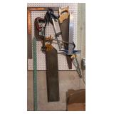 TR - Mixed Lot of Saws, Clamps & Measuring Tools