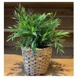 TR - Ikea Faux Greenery in Woven Baskets (Lot of 4)