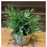 TR - Ikea Faux Greenery in Woven Baskets (Lot of 4)