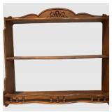 LBR1 - Vintage Three-Tier Wall Shelf