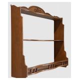 LBR1 - Vintage Three-Tier Wall Shelf