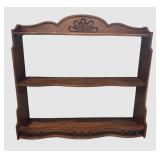 LBR1 - Vintage Three-Tier Wall Shelf