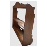 LBR1 - Vintage Three-Tier Wall Shelf