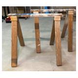 TR - Wooden Sawhorses (Lot of 2)