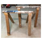 TR - Wooden Sawhorses (Lot of 2)