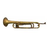 LBR2 - Vintage Brass Single-Valve Bugle 21 1/2 in