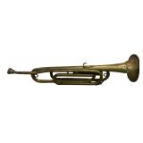 LBR2 - Vintage Brass Single-Valve Bugle 21 1/2 in