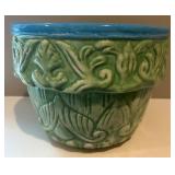 LBR1 - Glazed Ceramic Planters 10 in (Lot of 2)