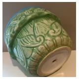 LBR1 - Glazed Ceramic Planters 10 in (Lot of 2)