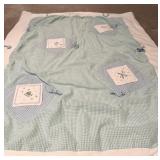 LBR1 - Ethan Allen Baby Blanket 39 X 30 1/2 in