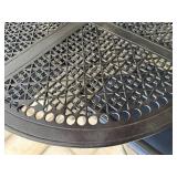 Cast Classics Landgrave Collection Cast Iron Patio Dining Set With 6 Chairs