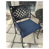Cast Classics Landgrave Collection Cast Iron Patio Dining Set With 6 Chairs