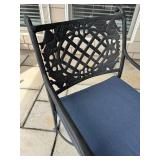 Cast Classics Landgrave Collection Cast Iron Patio Dining Set With 6 Chairs