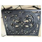 Cast Iron Patio Lounger with Matching Side Table