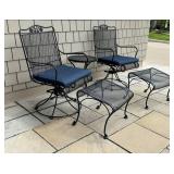 Metal Patio Conversation Set (Lot of 5)