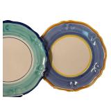 Ceramiche Piccadilly Hand-Painted Dinner Plates (Lot of 3)
