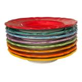 Ceramiche Piccadilly Hand-Painted Pottery Dinnerware (Lot of 10)