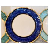 Ceramiche Piccadilly Hand-Painted Dinner Plates (Lot of 3)