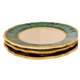 Ceramiche Piccadilly Hand-Painted Dinner Plates (Lot of 3)