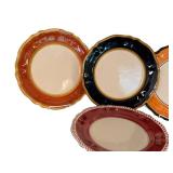 Ceramiche Piccadilly Hand-Painted Dinner Plates (Lot of 4)