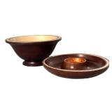 Julia Knight Wood Jewels Serving Bowls (Lot of 2)