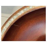Julia Knight Wood Jewels Serving Bowls (Lot of 2)