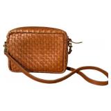 Clare V. Woven Leather Crossbody Bag