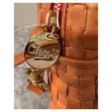 Clare V. Woven Leather Crossbody Bag