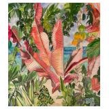 LL - Eileen Seitz Signed 2002 Framed Original Botanical Art