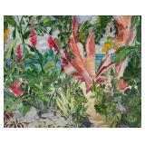 LL - Eileen Seitz Signed 2002 Framed Original Botanical Art
