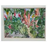 LL - Eileen Seitz Signed 2002 Framed Original Botanical Art