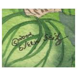 LL - Eileen Seitz Signed 2002 Framed Original Botanical Art