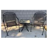 SY - Two Patio Chairs and Table