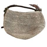 E - Ibeliv Mihaja Raffia Shoulder Bag With Braided Leather Strap
