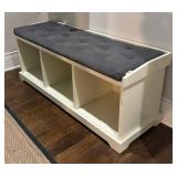 E - Storage/Entry Bench with Cushion