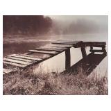 E - Framed Dock Print