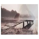 E - Framed Dock Print