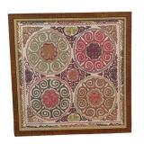 E - Robert Allen Rio Swirl Cove Framed Upholstery Fabric