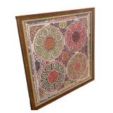 E - Robert Allen Rio Swirl Cove Framed Upholstery Fabric
